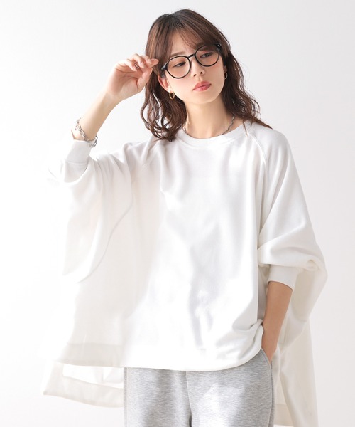 SUGAR BISKET（シュガービスケット）の「ドルマンスリーブカットソー（Tシャツ/カットソー・レディース・チャコール/ベージュ/ブラック/ブラウン・フリー）」の5枚目の写真