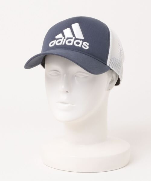 adidas(アディダス)の「《adidas》トラッカーキャップ(キャップ・メンズ・ブラック×ブラック/ネイビー×ホワイト/ブラック×ホワイト/ブラック・L/S/M/XS)」の4枚目の写真