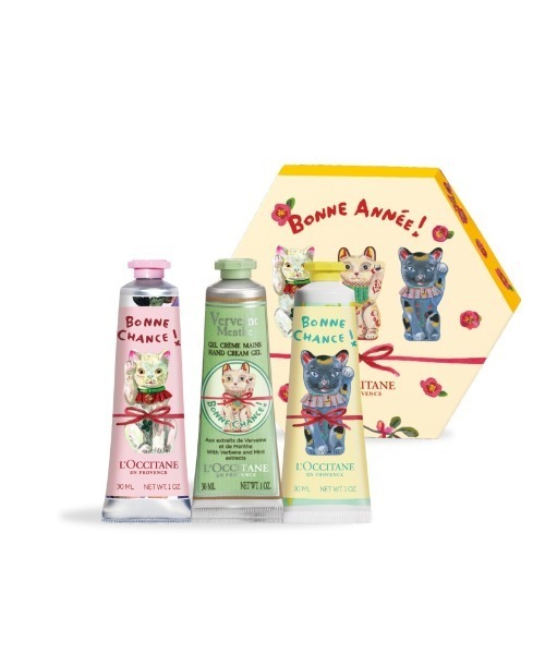 L'OCCITANE（ロクシタン）の「招き猫 ハンドクリームトリオ 2024
