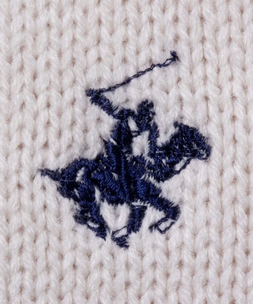 BEVERLY HILLS POLO CLUB(ビバリーヒルズポロクラブ)の「BEVERLY HILLS POLO CLUB ワンポイントカーディガン(カーディガン/ボレロ・メンズ・ブラック/ネイビー/アイボリー/グレー/ベージュ・M/L/XL)」の14枚目の写真