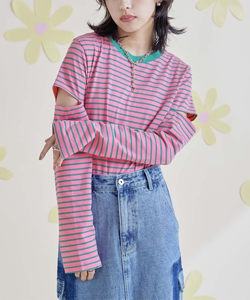 新品 多部未華子着用 miette ボーダー ロンT ミエット - メルカリ