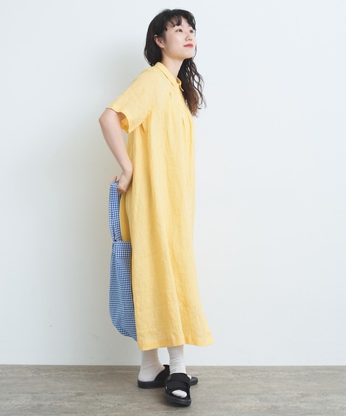 bulle de savon（ビュルデサボン）の「60sフレンチリネン 角衿