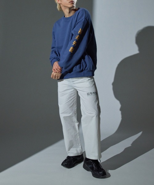 【セール】【福寿外貌】コットンナイロンストレートパンツ（その他パンツ）｜福寿外貌（フクジュガイボウ）