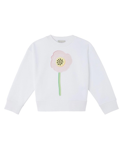 STELLA McCARTNEY(ステラマッカートニー)の「STELLA McCARTNEY (ステラマッカートニー) Kids & Junior フラワー長袖スウェットプルオーバー(スウェット・キッズ・アイボリー・2Y/6Y/3Y/10Y/12Y/16Y)」の7枚目の写真