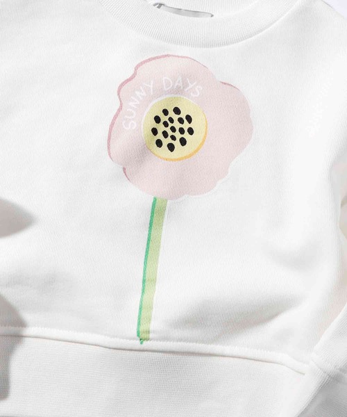 STELLA McCARTNEY(ステラマッカートニー)の「STELLA McCARTNEY (ステラマッカートニー) Kids & Junior フラワー長袖スウェットプルオーバー(スウェット・キッズ・アイボリー・2Y/6Y/3Y/10Y/12Y/16Y)」の5枚目の写真