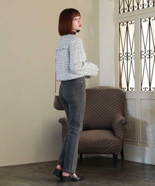 archives（アルシーヴ）の「タイトテーパードデニム（デニムパンツ・レディース・ブラック/グレー/ブルー・SMALL/MEDIUM）」の12枚目の写真