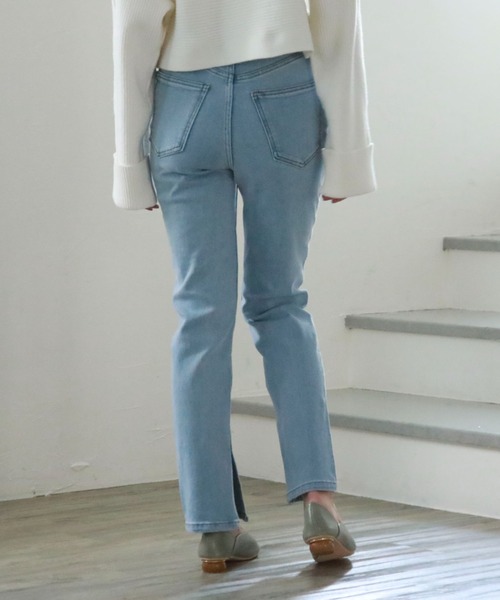 archives（アルシーヴ）の「タイトテーパードデニム（デニムパンツ・レディース・ブラック/グレー/ブルー・SMALL/MEDIUM）」の15枚目の写真