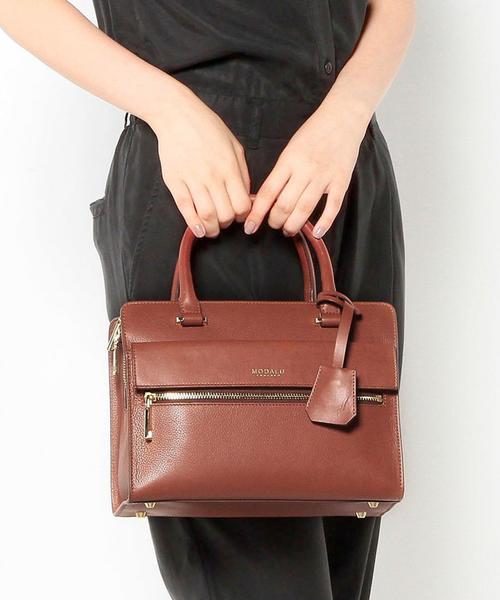 ODETTE E ODILE(オデットエオディール)の「モダルー/MODALU Erin BAG(ショルダーバッグ・レディース・ブラック/ブラウン/ネイビー・フリー)」の13枚目の写真