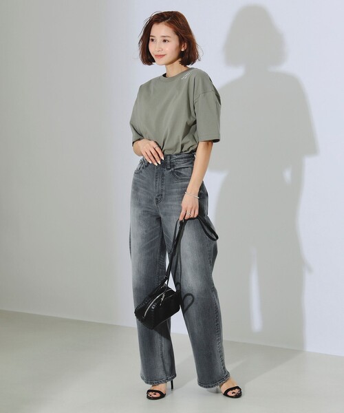 B:MING by BEAMS(ビーミングバイビームス)の「B:MING by BEAMS / ロゴ刺繍 Tシャツ(Tシャツ/カットソー・レディース・オリーブ/オフホワイト/パープル/ネイビー・ONE SIZE)」の12枚目の写真