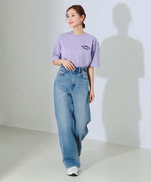 B:MING by BEAMS(ビーミングバイビームス)の「B:MING by BEAMS / ロゴ刺繍 Tシャツ(Tシャツ/カットソー・レディース・オリーブ/オフホワイト/パープル/ネイビー・ONE SIZE)」の17枚目の写真