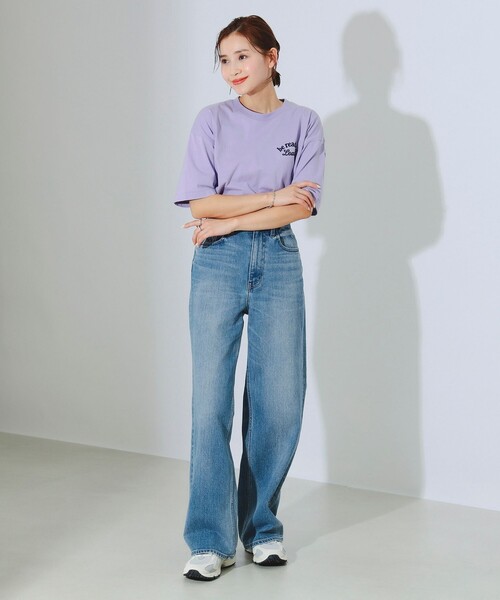 B:MING by BEAMS(ビーミングバイビームス)の「B:MING by BEAMS / ロゴ刺繍 Tシャツ(Tシャツ/カットソー・レディース・オリーブ/オフホワイト/パープル/ネイビー・ONE SIZE)」の19枚目の写真