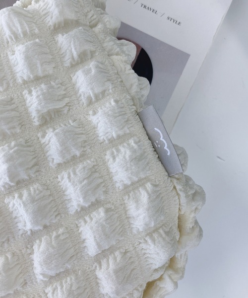 AS KNOW AS plus（アズノゥアズプラス）の「ぽこぽこポップコーンショルダーバッグ（ショルダーバッグ・レディース・アイボリー/ミント/ブラック・FREE）」の9枚目の写真