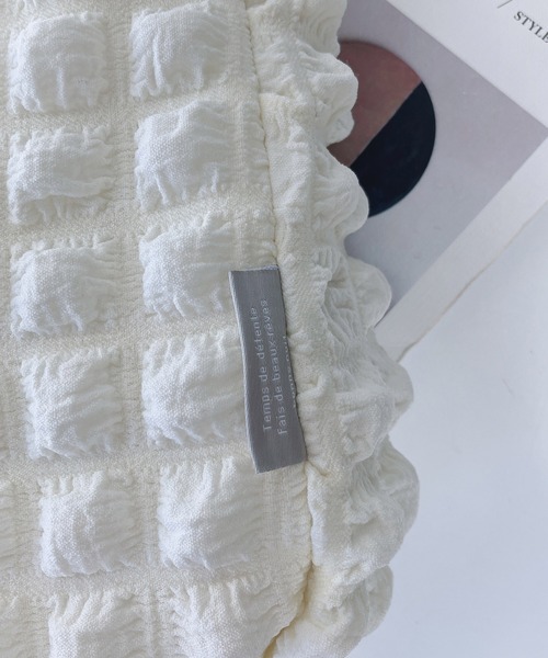 AS KNOW AS plus（アズノゥアズプラス）の「ぽこぽこポップコーンショルダーバッグ（ショルダーバッグ・レディース・アイボリー/ミント/ブラック・FREE）」の10枚目の写真