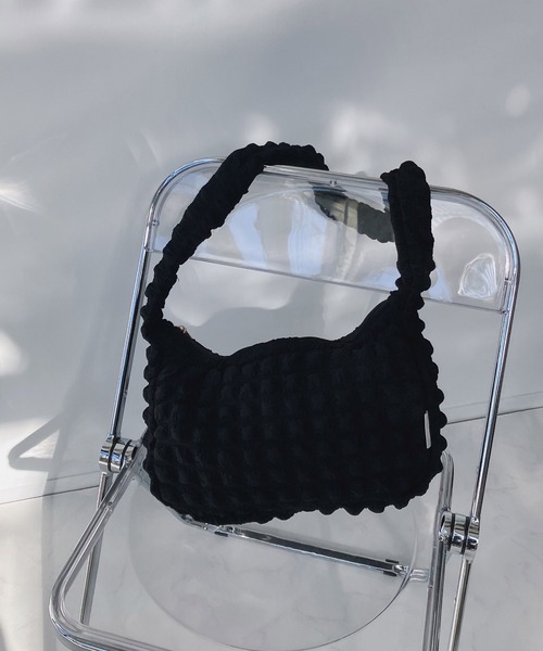 AS KNOW AS plus（アズノゥアズプラス）の「ぽこぽこポップコーンショルダーバッグ（ショルダーバッグ・レディース・アイボリー/ミント/ブラック・FREE）」の12枚目の写真