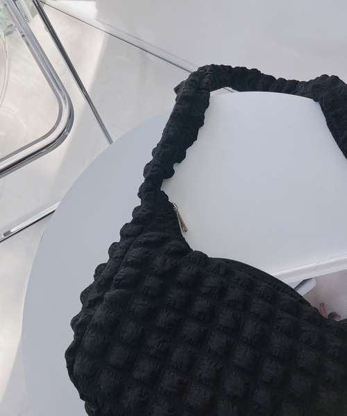 AS KNOW AS plus（アズノゥアズプラス）の「ぽこぽこポップコーンショルダーバッグ（ショルダーバッグ・レディース・アイボリー/ミント/ブラック・FREE）」の14枚目の写真