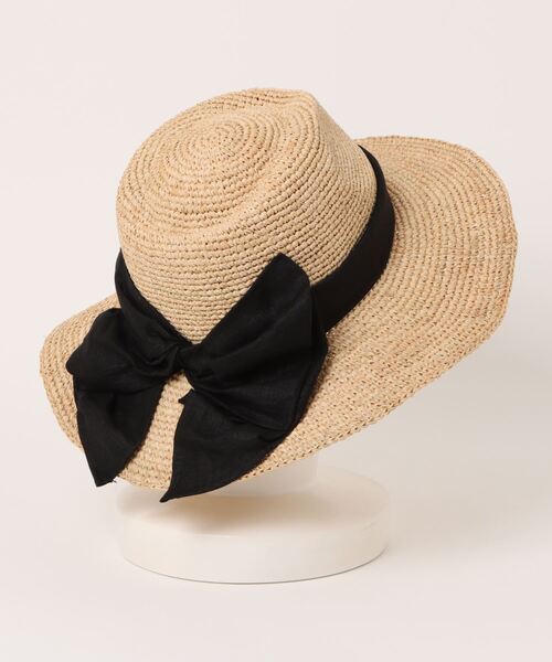 Casselini（キャセリーニ）の「ツバ広ニュアンスハット（ハット・レディース・ブラウン/ベージュ・ONE SIZE）」の4枚目の写真