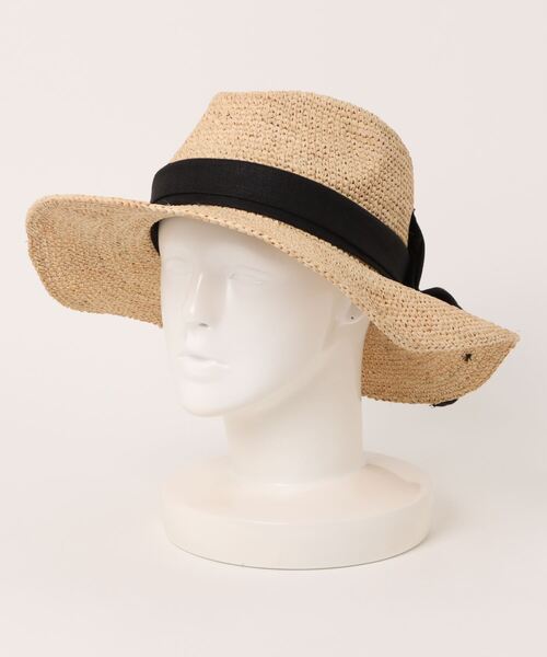 Casselini（キャセリーニ）の「ツバ広ニュアンスハット（ハット・レディース・ブラウン/ベージュ・ONE SIZE）」の3枚目の写真