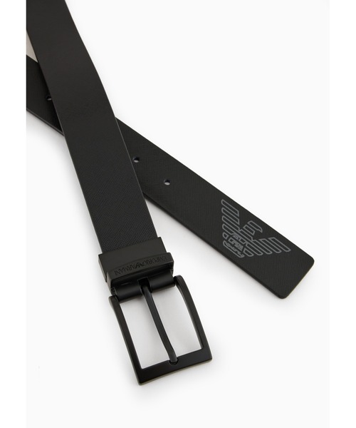 EMPORIO ARMANI（エンポリオアルマーニ）の「【エンポリオ アルマーニ】リバーシブルベルト レザー製 イーグルプリント（ベルト