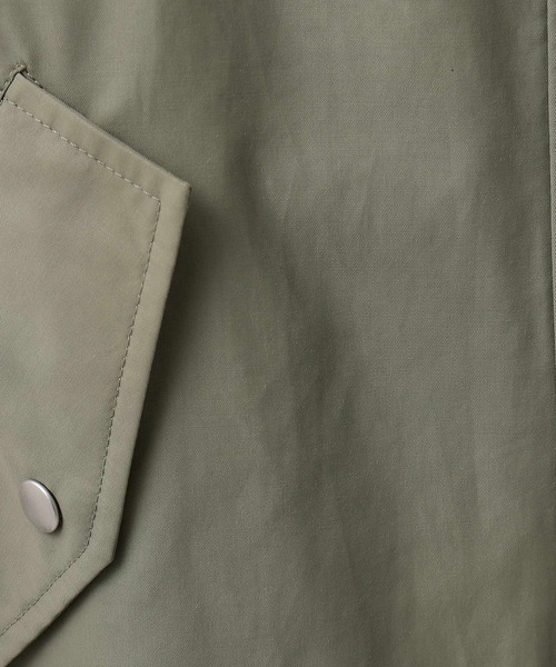 SHOO・LA・RUE（シューラルー）の「◆【撥水】スタンドカラーブルゾン（ブルゾン・レディース・ダークグレー/カーキ/ベージュ・02/04/03）」の22枚目の写真