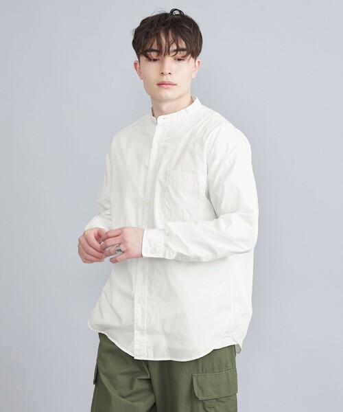 coen（コーエン）の「ブロードバンドカラーシャツ（シャツ/ブラウス・メンズ・ライトブルー/ブラック/ホワイト・M/L/XL）」の4枚目の写真