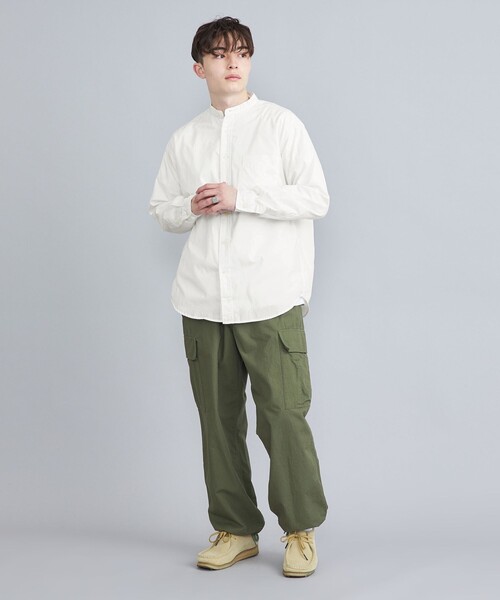 coen（コーエン）の「ブロードバンドカラーシャツ（シャツ/ブラウス・メンズ・ライトブルー/ブラック/ホワイト・M/L/XL）」の7枚目の写真