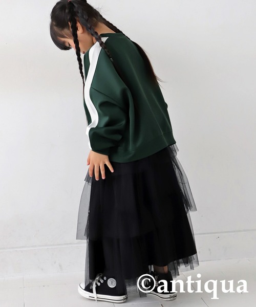 antiqua(アンティカ)の「ジャージプルオーバー(パーカー・キッズ・ブラウン系その他/グリーン系その他/ブラック系その他・150/130/120/160/140)」の11枚目の写真