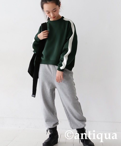 antiqua(アンティカ)の「ジャージプルオーバー(パーカー・キッズ・ブラウン系その他/グリーン系その他/ブラック系その他・150/130/120/160/140)」の13枚目の写真