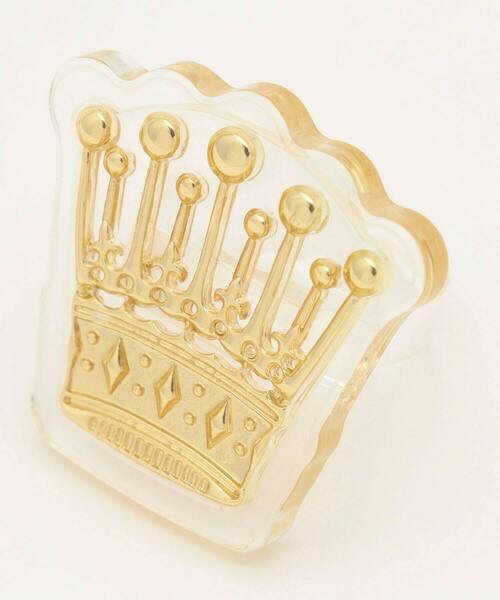 FRAPBOIS(フラボア)の「クリアークラウン リング(リング・レディース・ゴールド・FREE)」の4枚目の写真