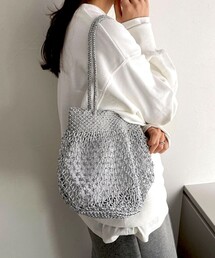 The Bagmati | 【BAGMATI/バグマティ】メタリックコードラウンドバッグ(ショルダーバッグ)
