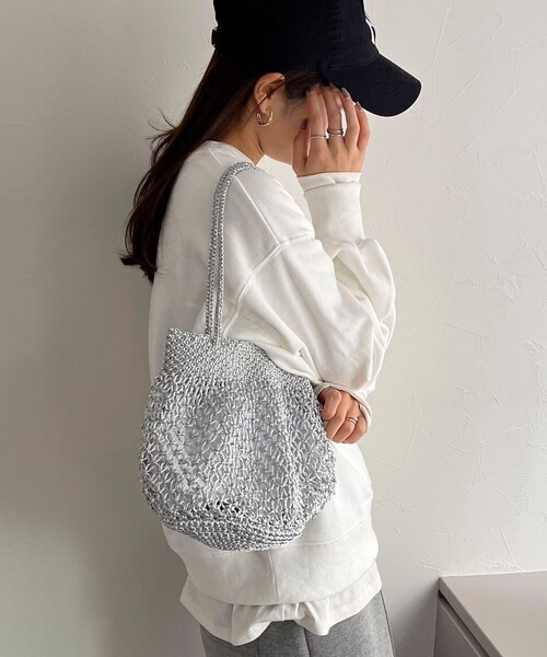 【The Bagmati】メタリックコードラウンドバッグ FREDY & GLOSTER｜【The Bagmati】メタリックコードラウンド