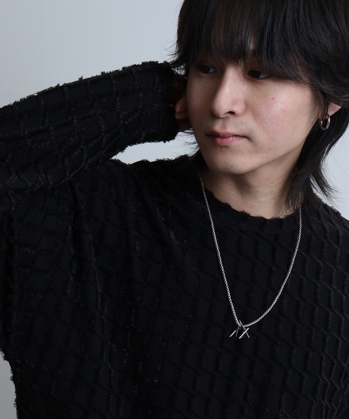 REGIEVO 裾ラウンドロンTネックレス付き（シャツ/ブラウス）｜REGIEVO（レジエボ）