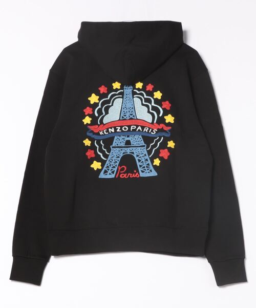 KENZO(ケンゾー)の「'KENZO Drawn Varsity' エンブロイダリー フーディー(スウェット・メンズ・ブラック系その他5・SMALL/MEDIUM/LARGE)」の2枚目の写真