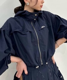 ◇ロゴ入りナイロンショート丈ジャケット