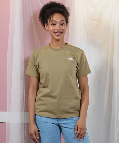 THE NORTH FACE(ザノースフェイス)の「THE NORTH FACE/ザ・ノース・フェイス 半袖 Tシャツ ショートスリーブバックスクエアロゴティー NTW32447(Tシャツ/カットソー・レディース・イエロー/ホワイト/ブラック/グレー/ダークベージュ/ネイビー/ライトピンク・S/M/L/XL)」の18枚目の写真