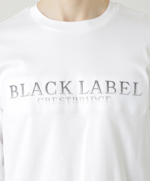 BLACK LABEL CRESTBRIDGE（ブラックレーベル・クレストブリッジ）の「エンブロイダリーロゴカットソー（Tシャツ/カットソー・メンズ・オフホワイト/ベージュ系その他/ネイビー/グリーン系その他・M/L/XL）」の8枚目の写真