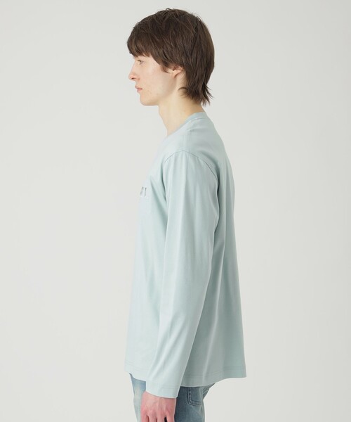 BLACK LABEL CRESTBRIDGE（ブラックレーベル・クレストブリッジ）の「エンブロイダリーロゴカットソー（Tシャツ/カットソー・メンズ・オフホワイト/ベージュ系その他/ネイビー/グリーン系その他・M/L/XL）」の21枚目の写真