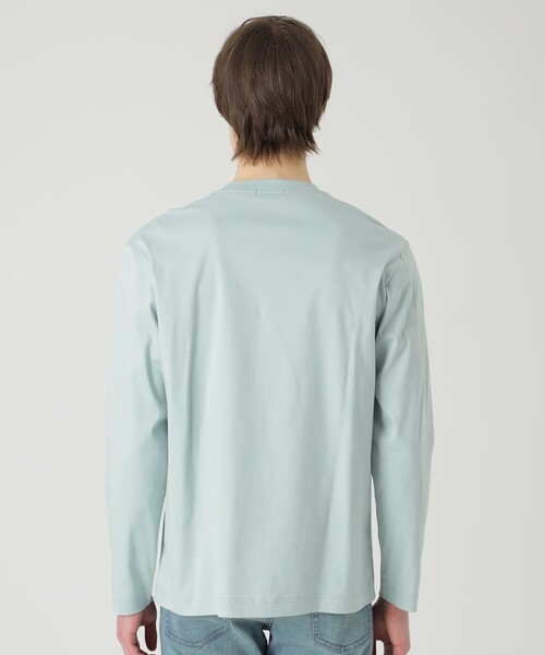 BLACK LABEL CRESTBRIDGE（ブラックレーベル・クレストブリッジ）の「エンブロイダリーロゴカットソー（Tシャツ/カットソー・メンズ・オフホワイト/ベージュ系その他/ネイビー/グリーン系その他・M/L/XL）」の22枚目の写真