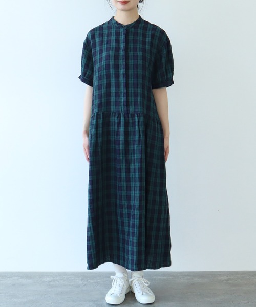 bulle de savon（ビュルデサボン）の「gingham ワンピース（ワンピース・レディース・その他/ホワイト・FREE）」の14枚目の写真