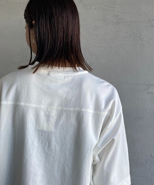THE SHINZONE（ザ　シンゾーン）の「[THE SHINZONE/ザ シンゾーン] スマートTシャツ（Tシャツ/カットソー・レディース・ホワイト/ネイビー・0）」の15枚目の写真