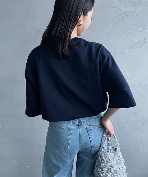 THE SHINZONE（ザ　シンゾーン）の「[THE SHINZONE/ザ シンゾーン] スマートTシャツ（Tシャツ/カットソー・レディース・ホワイト/ネイビー・0）」の21枚目の写真