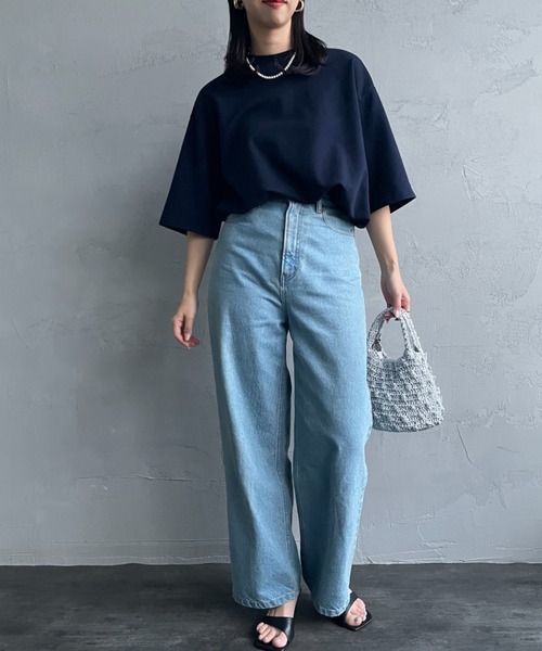 THE SHINZONE（ザ　シンゾーン）の「[THE SHINZONE/ザ シンゾーン] スマートTシャツ（Tシャツ/カットソー・レディース・ホワイト/ネイビー・0）」の22枚目の写真