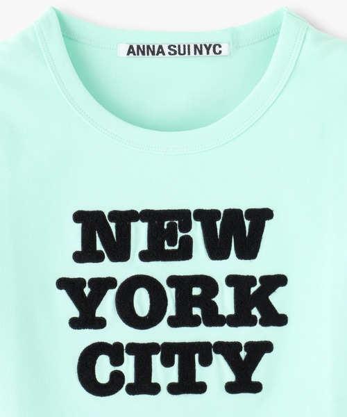 anna sui nyc(アナ スイ エヌ ワイ シー)の「“NYC” 刺繍 Tシャツ(Tシャツ/カットソー・レディース・ホワイト/ブラック/ミント・S)」の18枚目の写真