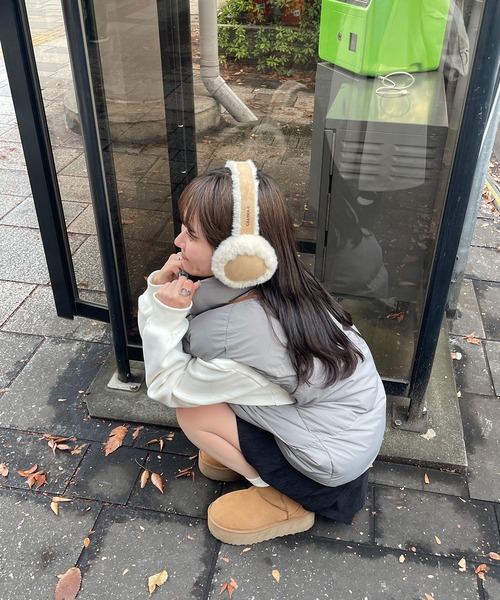 RiLi（リリ）の「スウェードイヤマフ【RL】（イヤーマフ・レディース・ブラウン・FREE）」の12枚目の写真