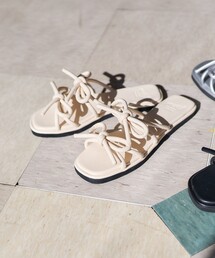 FREAK'S STORE | ROVERETO/ロベレート パフリボンサンダル(サンダル)