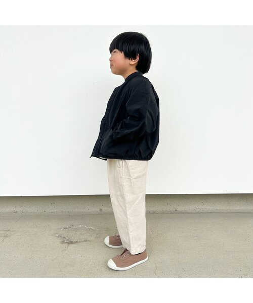 p.premier(ピードットプルミエ)の「【撥水加工】ゆったりブルゾン(ブルゾン・キッズ・ブラック/レッド/ベージュ・80/90/100/110/120/130/140)」の4枚目の写真