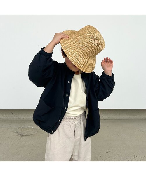 p.premier(ピードットプルミエ)の「【撥水加工】ゆったりブルゾン(ブルゾン・キッズ・ブラック/レッド/ベージュ・80/90/100/110/120/130/140)」の5枚目の写真