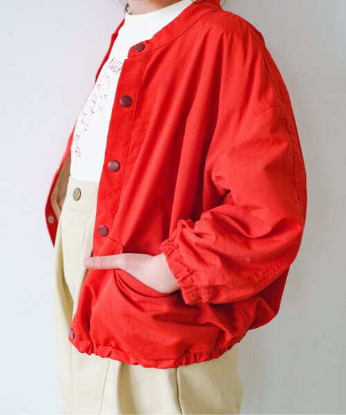 p.premier(ピードットプルミエ)の「【撥水加工】ゆったりブルゾン(ブルゾン・キッズ・ブラック/レッド/ベージュ・80/90/100/110/120/130/140)」の13枚目の写真