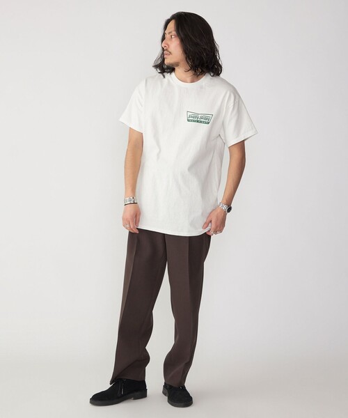 SHIPS(シップス)の「【SHIPS別注】SloppySupply: ロゴ プリント 半袖 Tシャツ(Tシャツ/カットソー・メンズ・ホワイト/ライトホワイト/ブラック・MEDIUM/LARGE/X-LARGE)」の5枚目の写真
