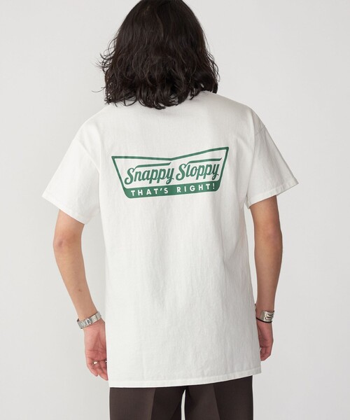 SHIPS(シップス)の「【SHIPS別注】SloppySupply: ロゴ プリント 半袖 Tシャツ(Tシャツ/カットソー・メンズ・ホワイト/ライトホワイト/ブラック・MEDIUM/LARGE/X-LARGE)」の12枚目の写真