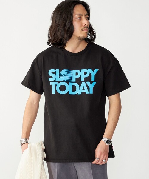SHIPS(シップス)の「【SHIPS別注】SloppySupply: ロゴ プリント 半袖 Tシャツ(Tシャツ/カットソー・メンズ・ホワイト/ライトホワイト/ブラック・MEDIUM/LARGE/X-LARGE)」の18枚目の写真